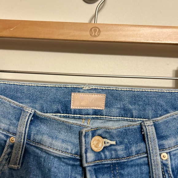 MOTHER Sky Blue Cropped Jeans - Picture 10 of 10